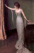 Perry, Lilla Calbot Lady in an Evening Dress USA oil painting artist